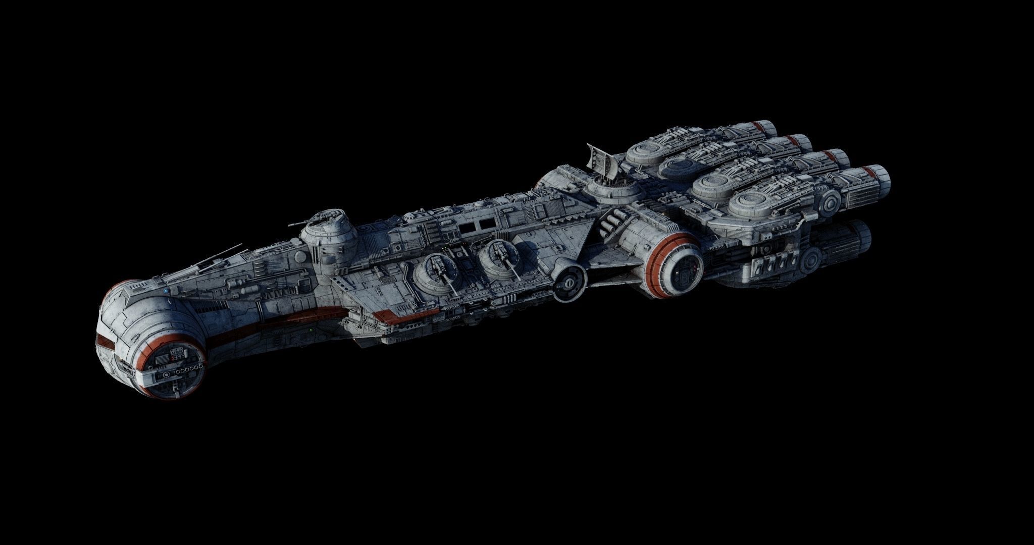 Corvette CR 96 - Star Wars 3D model_20