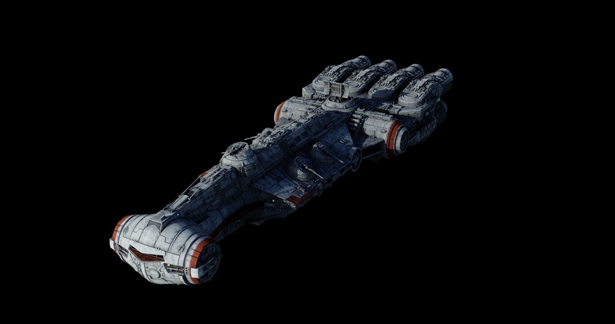 Corvette CR 96 - Star Wars 3D model_23