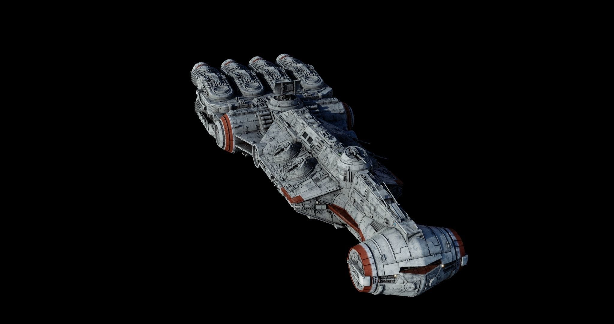 Corvette CR 96 - Star Wars 3D model_28