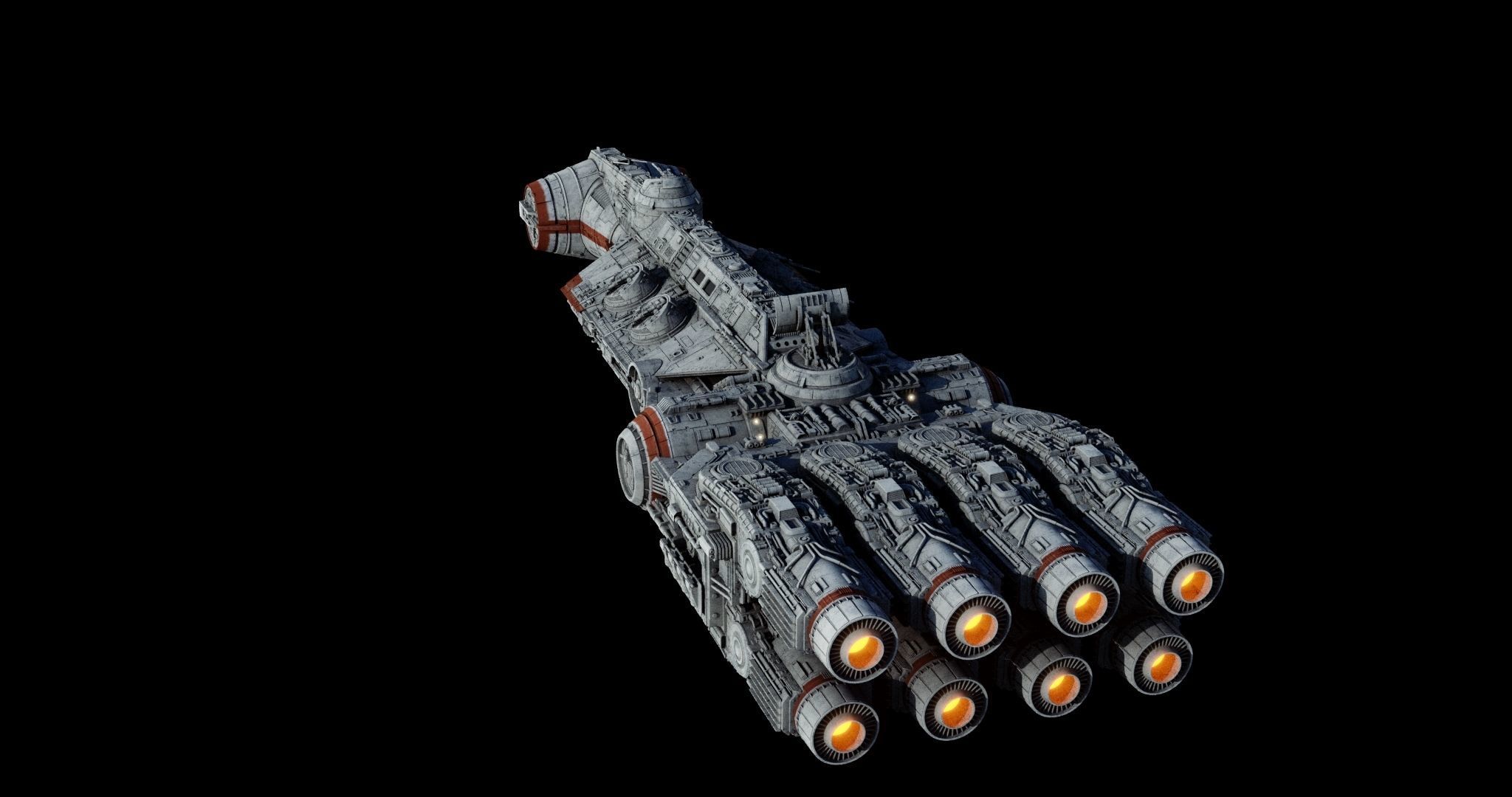 Corvette CR 96 - Star Wars 3D model_46