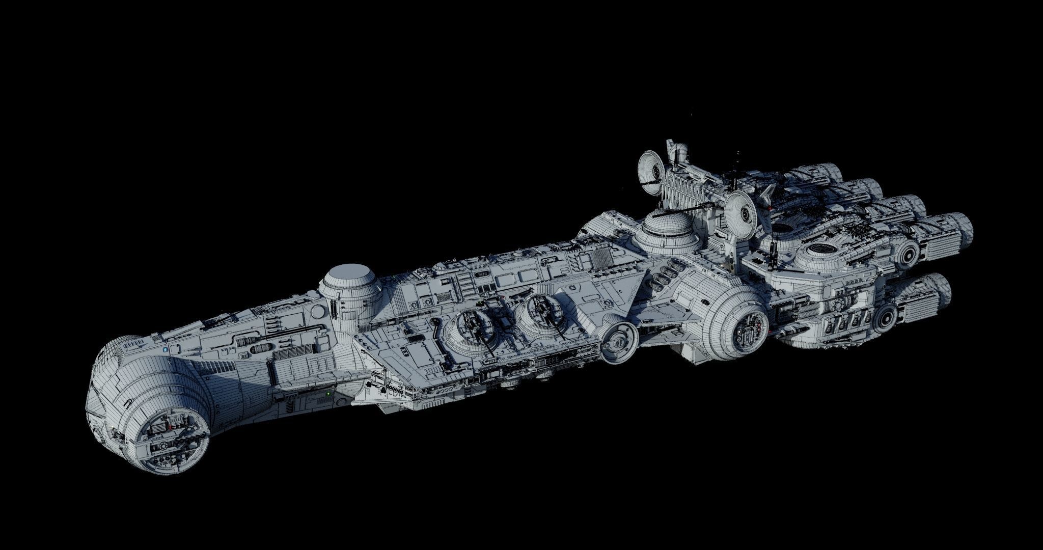 Corvette CR 96 - Star Wars 3D model_100
