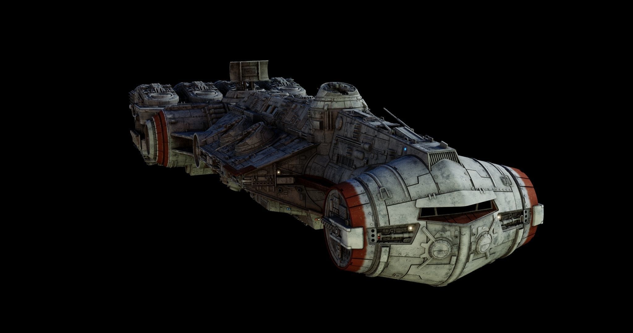 Corvette CR 96 - Star Wars 3D model_9