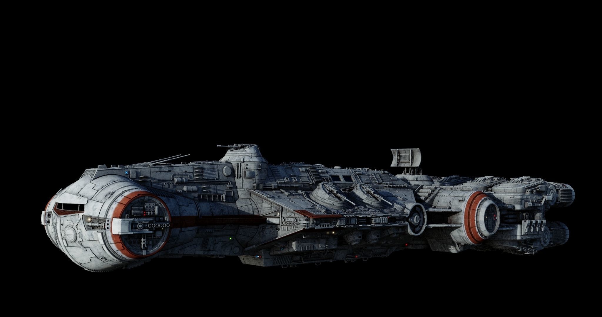 Corvette CR 96 - Star Wars 3D model_7