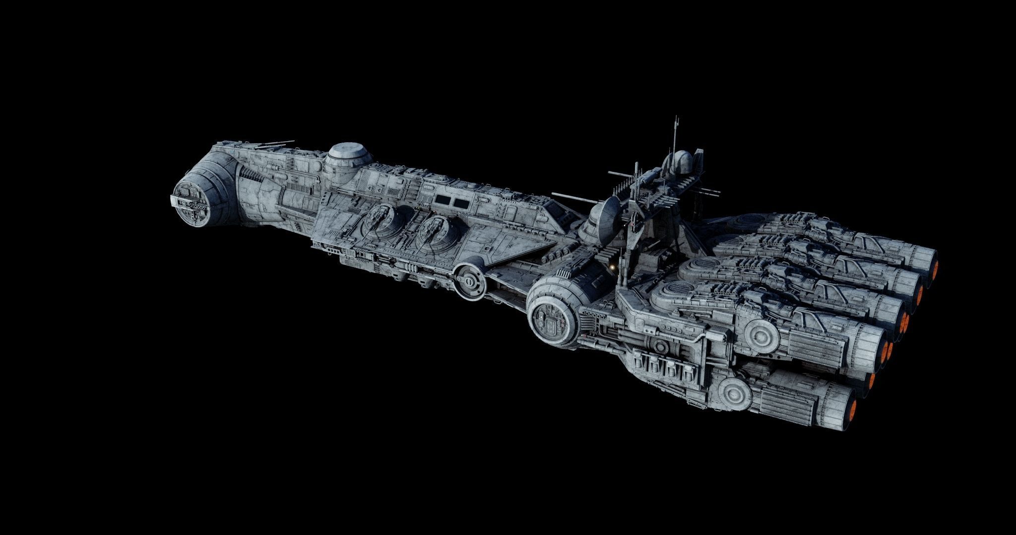 Corvette CR 96 - Star Wars 3D model_97