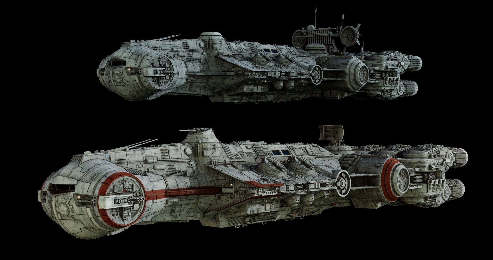 Corvette CR 96 - Star Wars 3D model_4