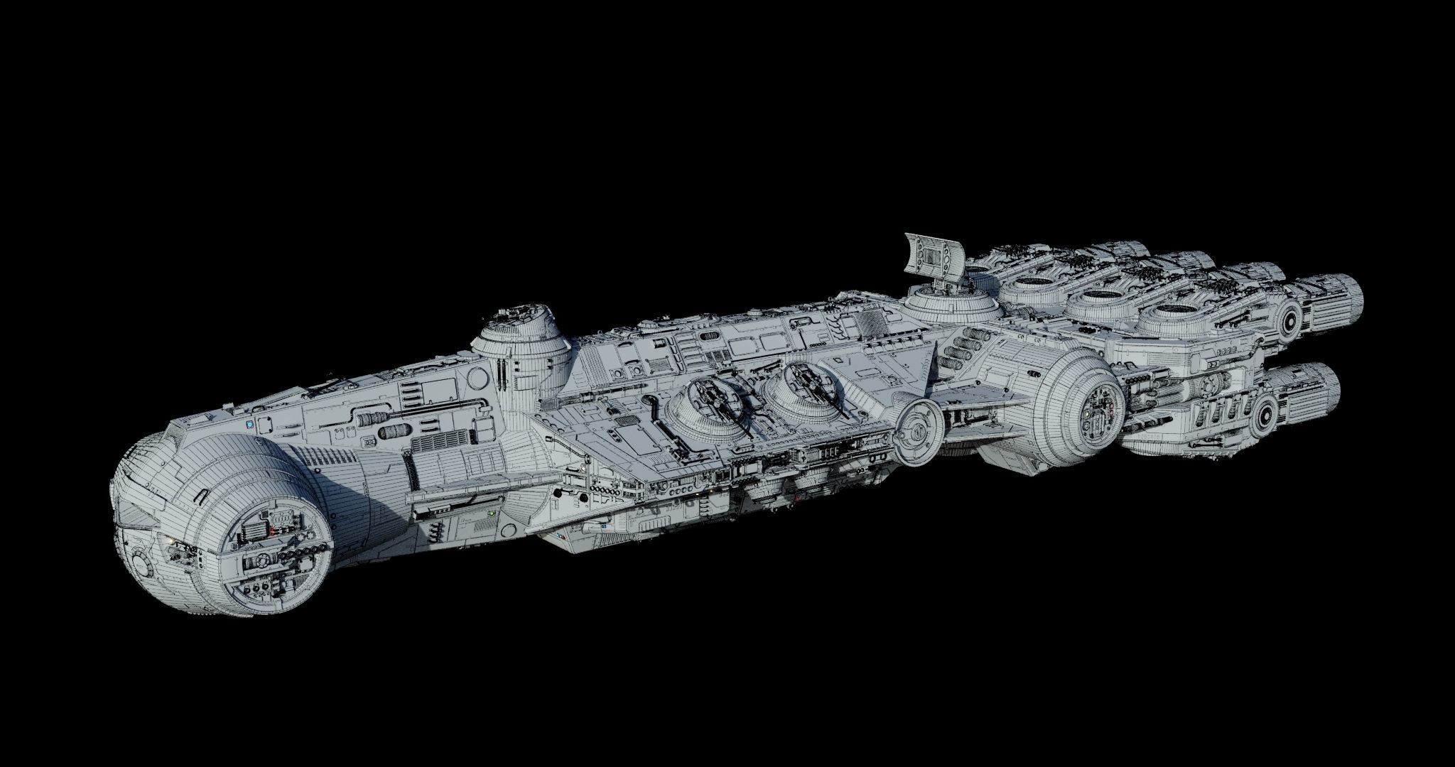 Corvette CR 96 - Star Wars 3D model_53