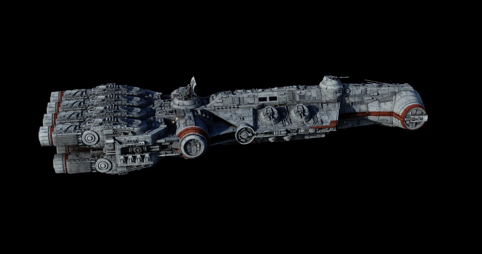 Corvette CR 96 - Star Wars 3D model_36