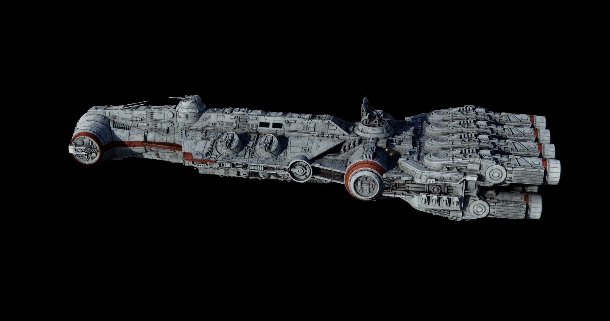 Corvette CR 96 - Star Wars 3D model_52