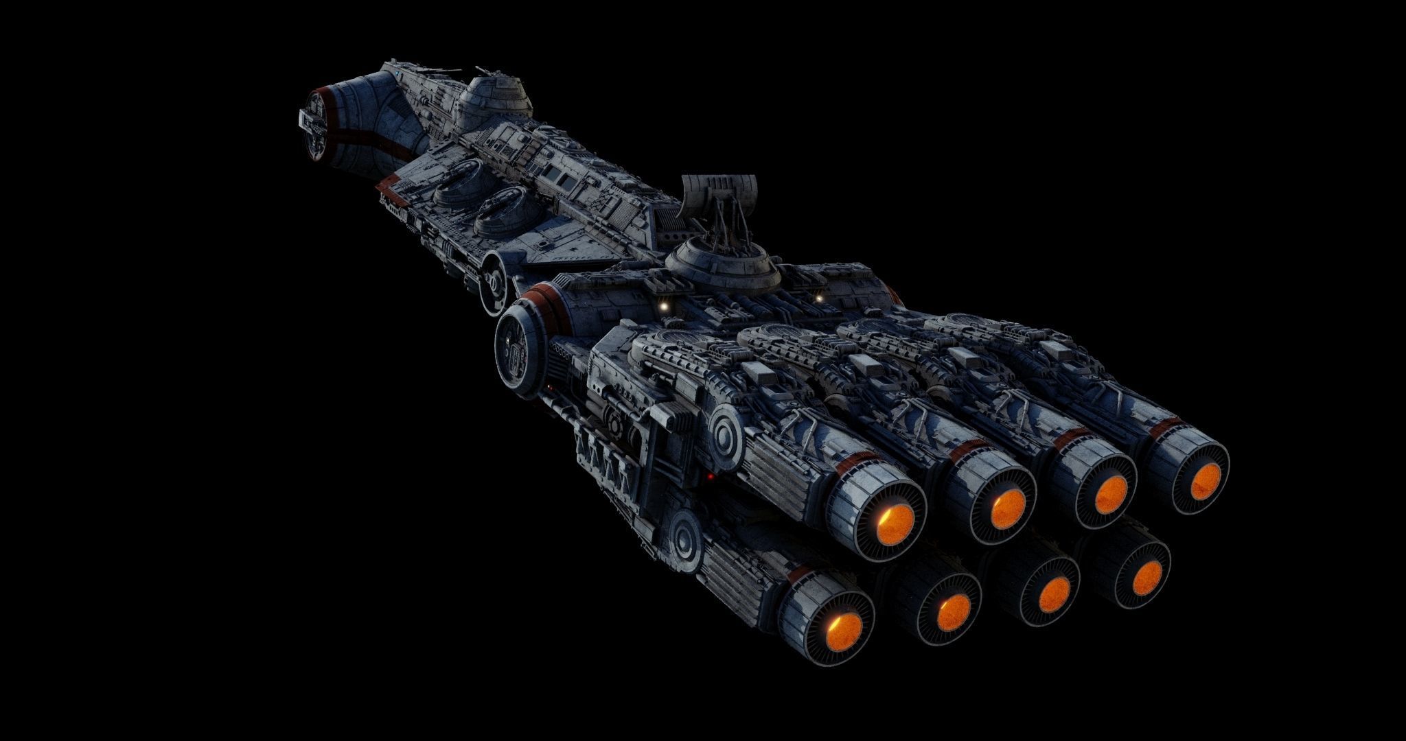 Corvette CR 96 - Star Wars 3D model_13