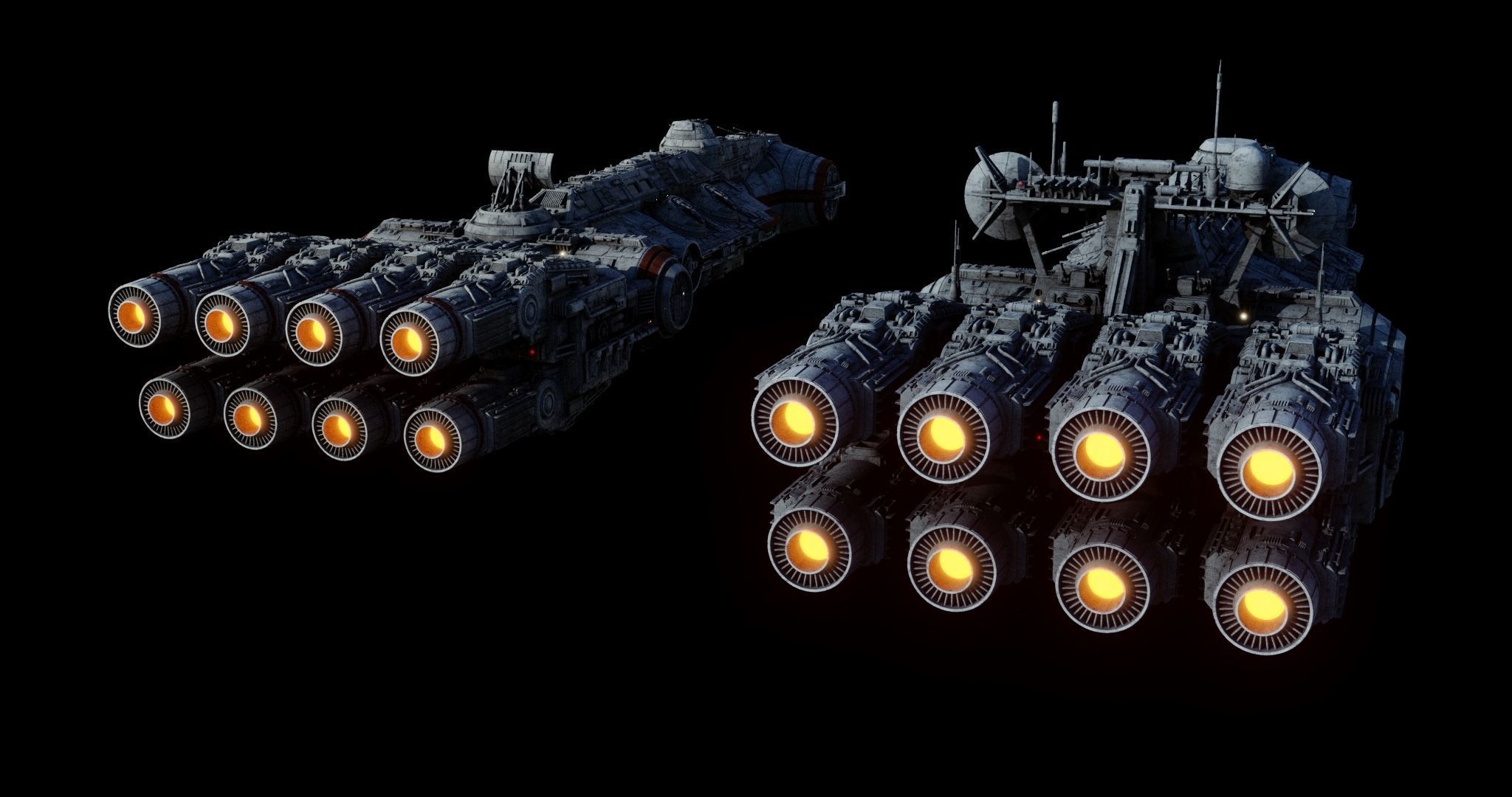 Corvette CR 96 - Star Wars 3D model_6