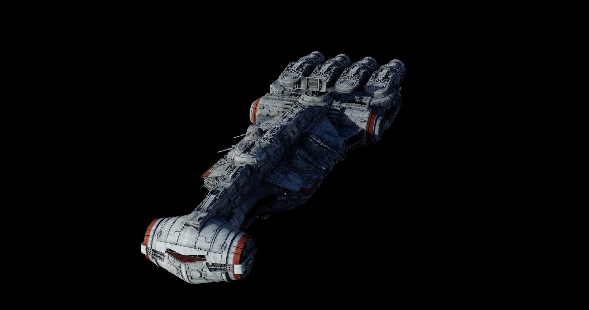 Corvette CR 96 - Star Wars 3D model_24