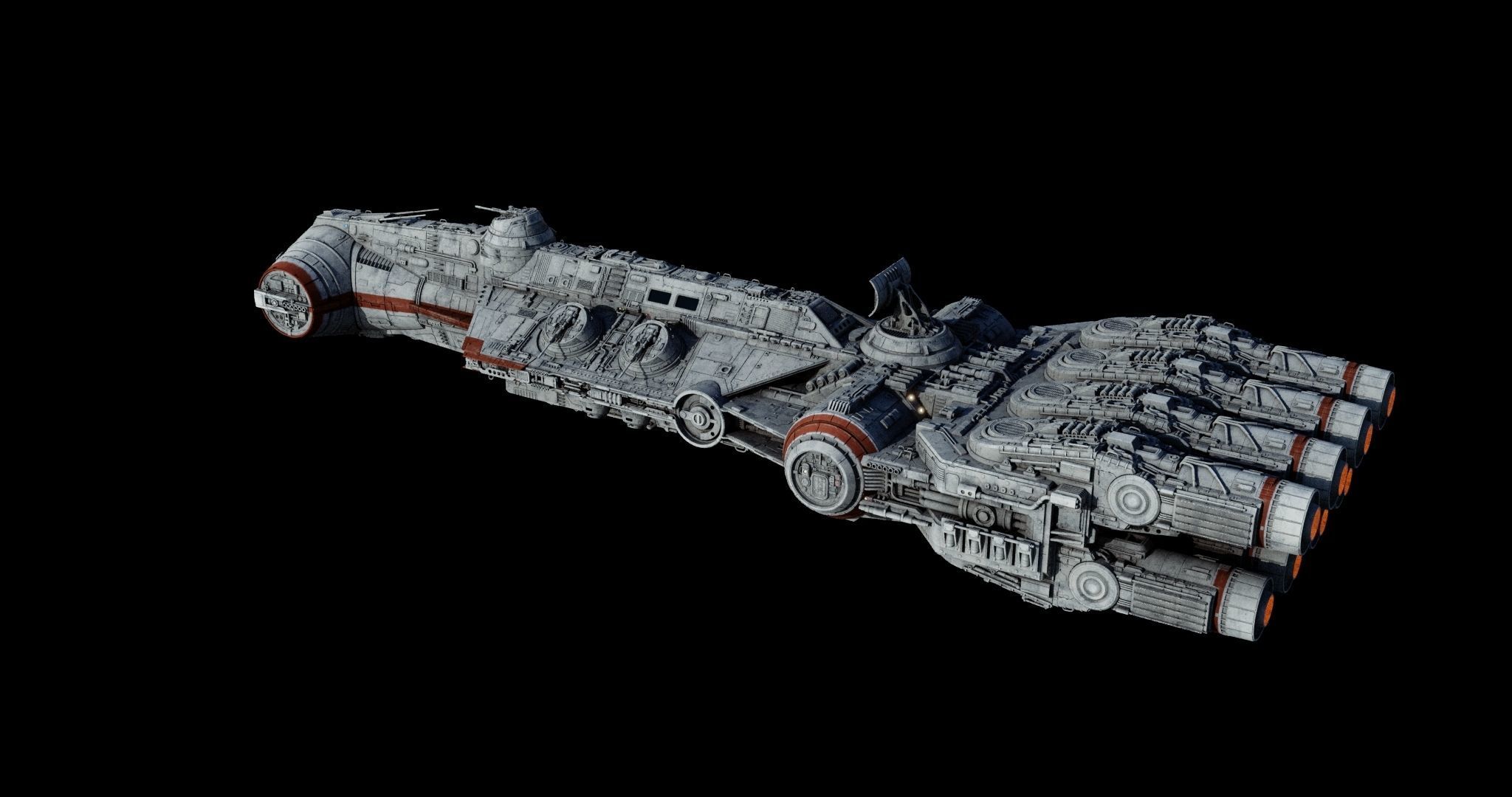 Corvette CR 96 - Star Wars 3D model_50