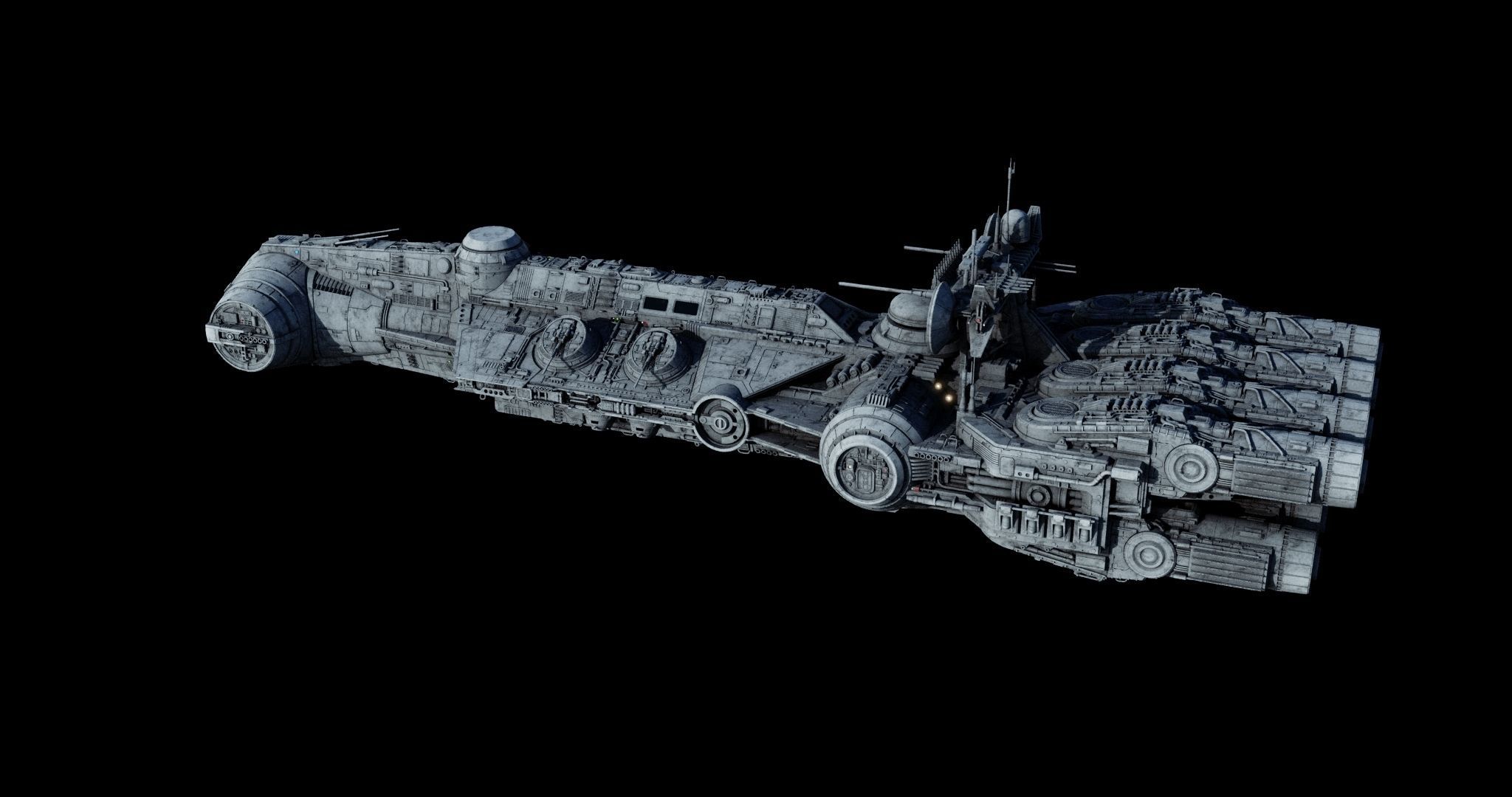 Corvette CR 96 - Star Wars 3D model_98