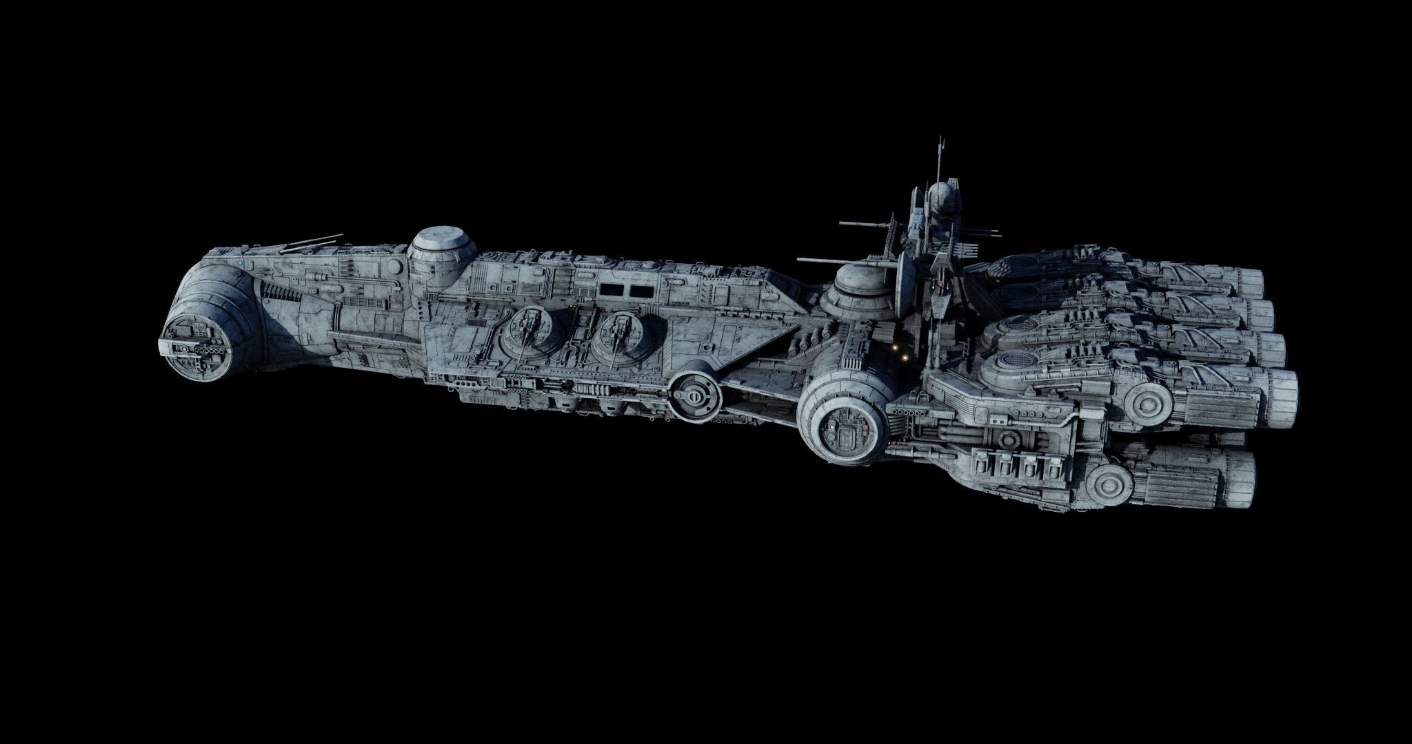 Corvette CR 96 - Star Wars 3D model_99