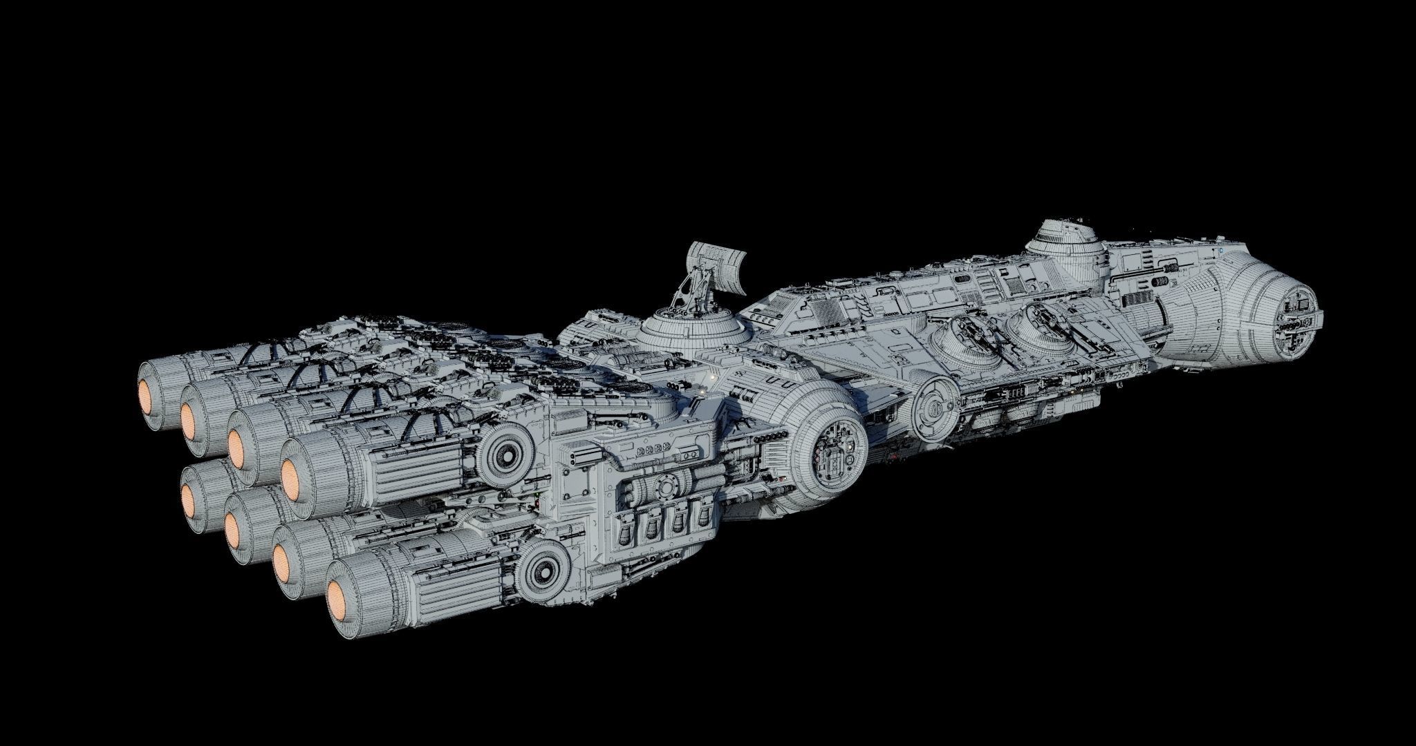 Corvette CR 96 - Star Wars 3D model_54