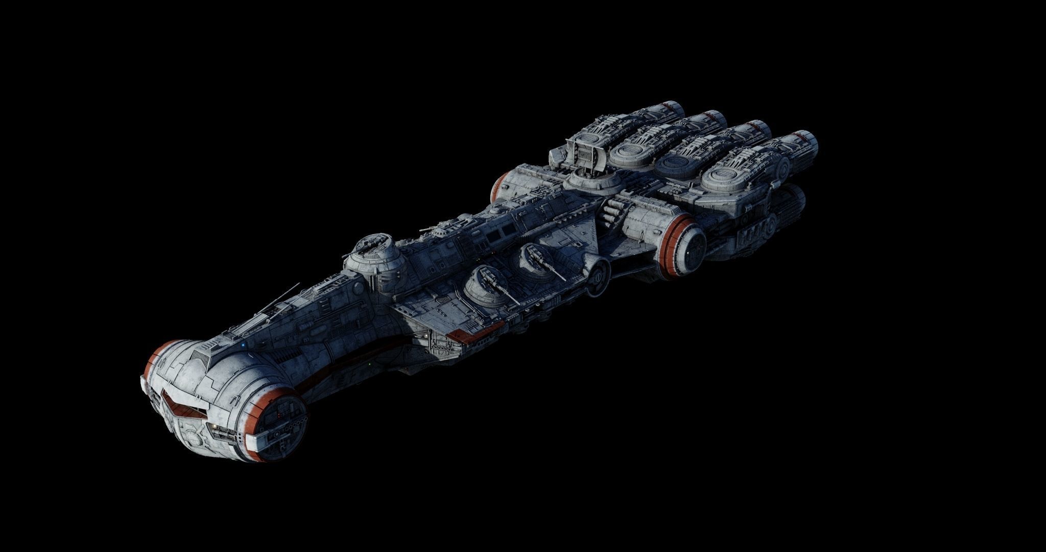 Corvette CR 96 - Star Wars 3D model_22