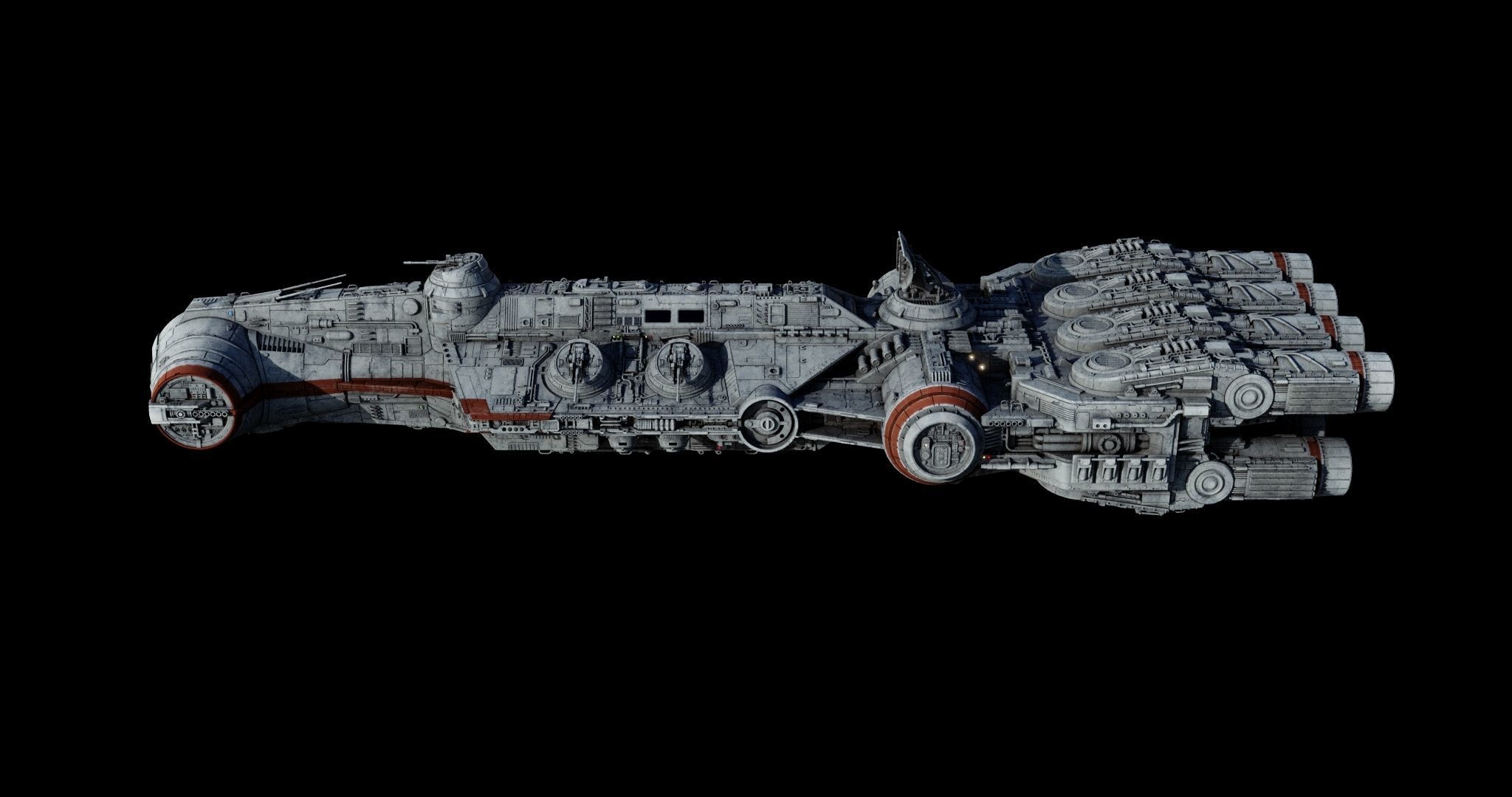 Corvette CR 96 - Star Wars 3D model_17