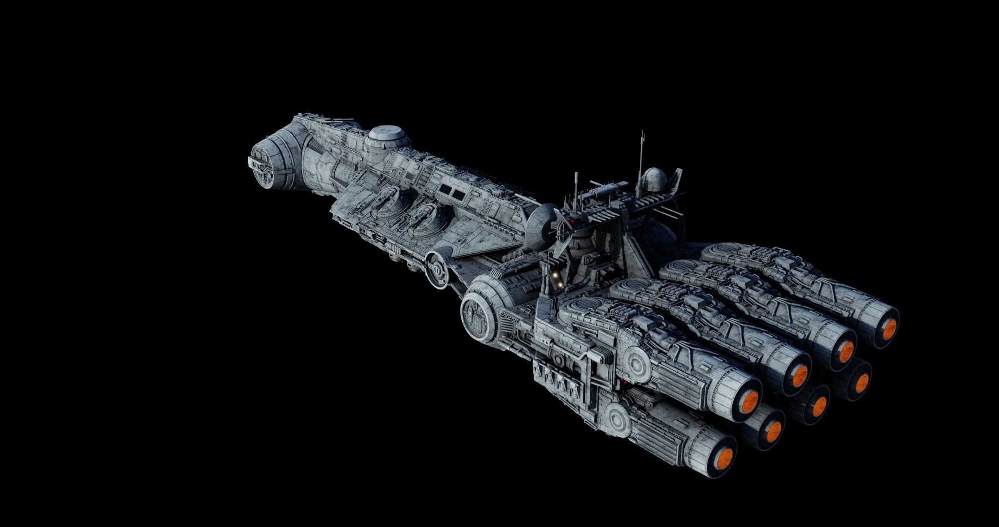 Corvette CR 96 - Star Wars 3D model_95