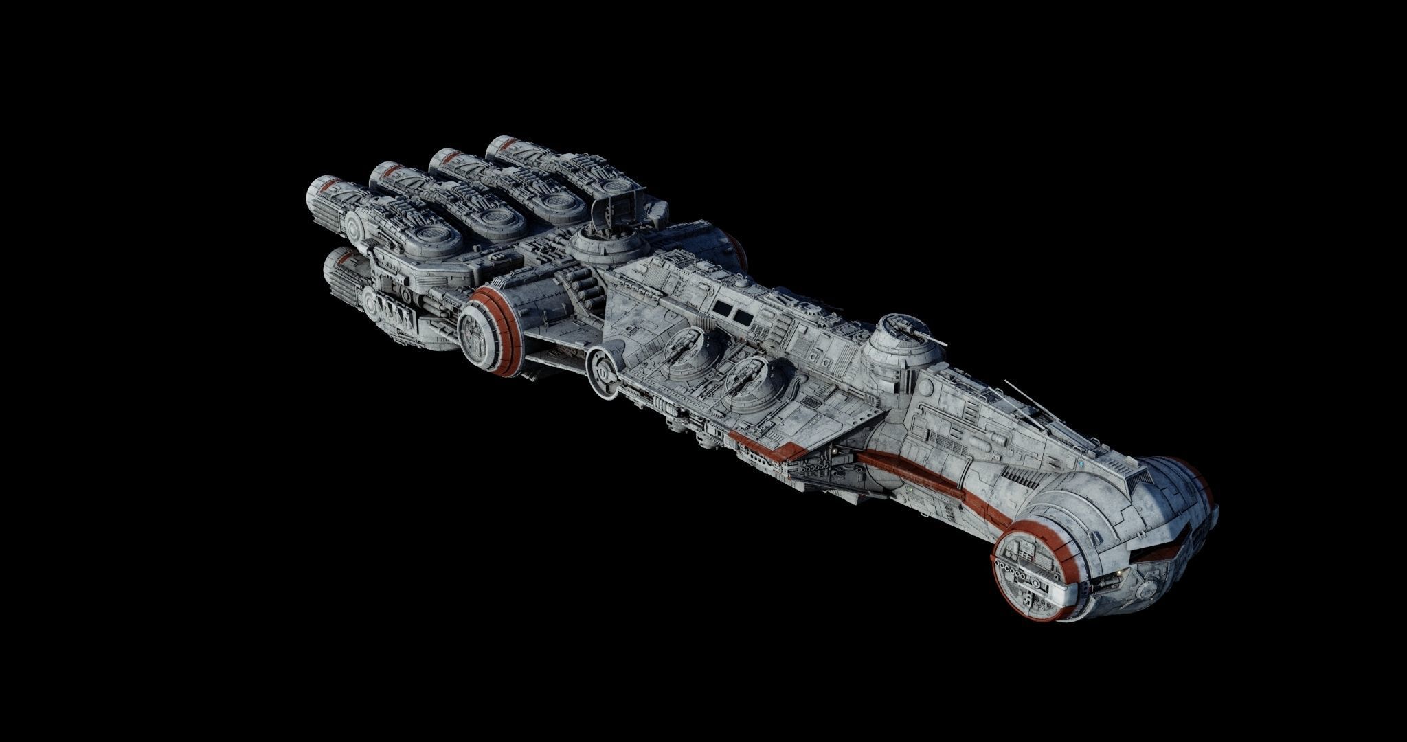Corvette CR 96 - Star Wars 3D model_30