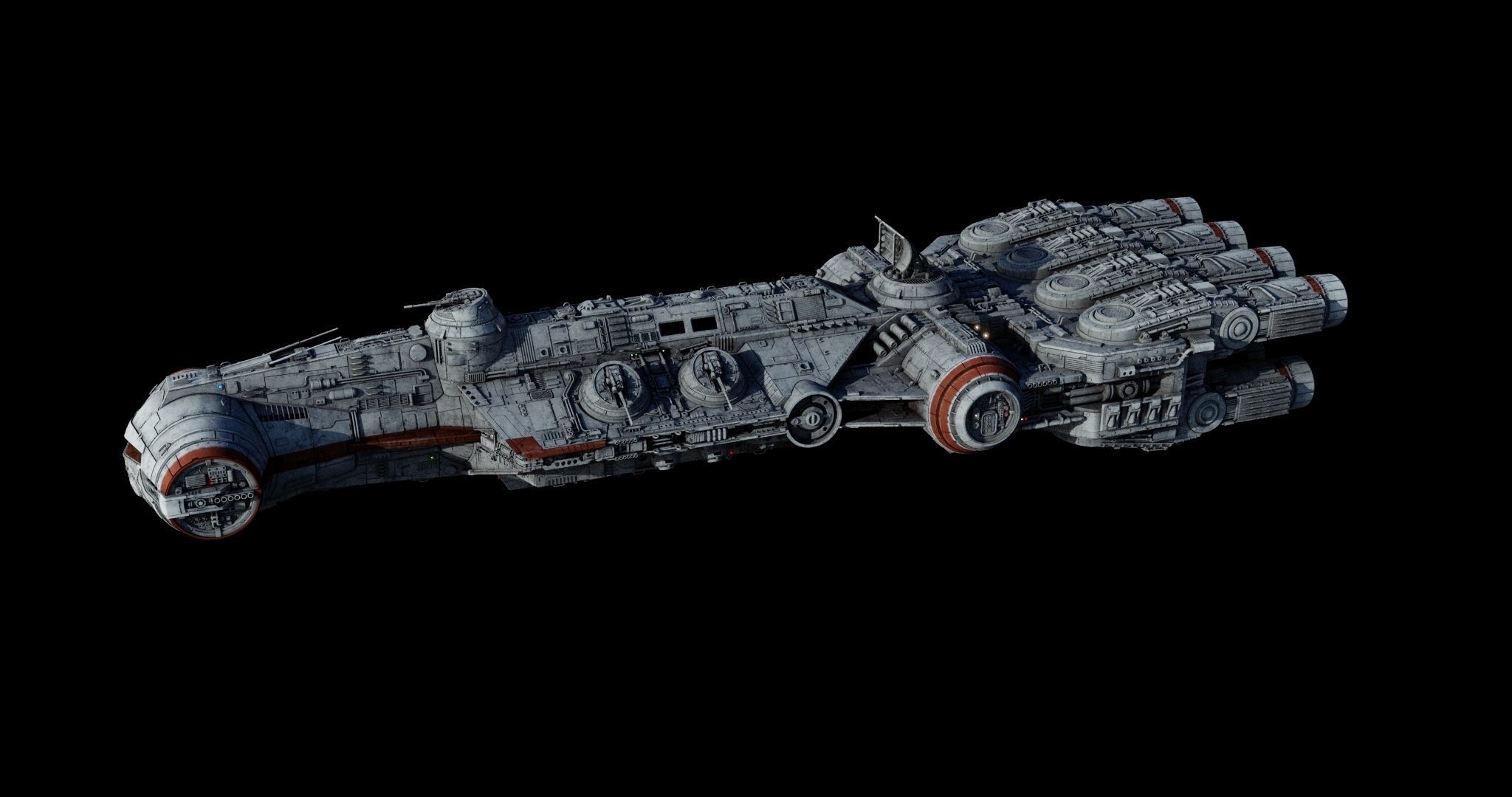 Corvette CR 96 - Star Wars 3D model_19