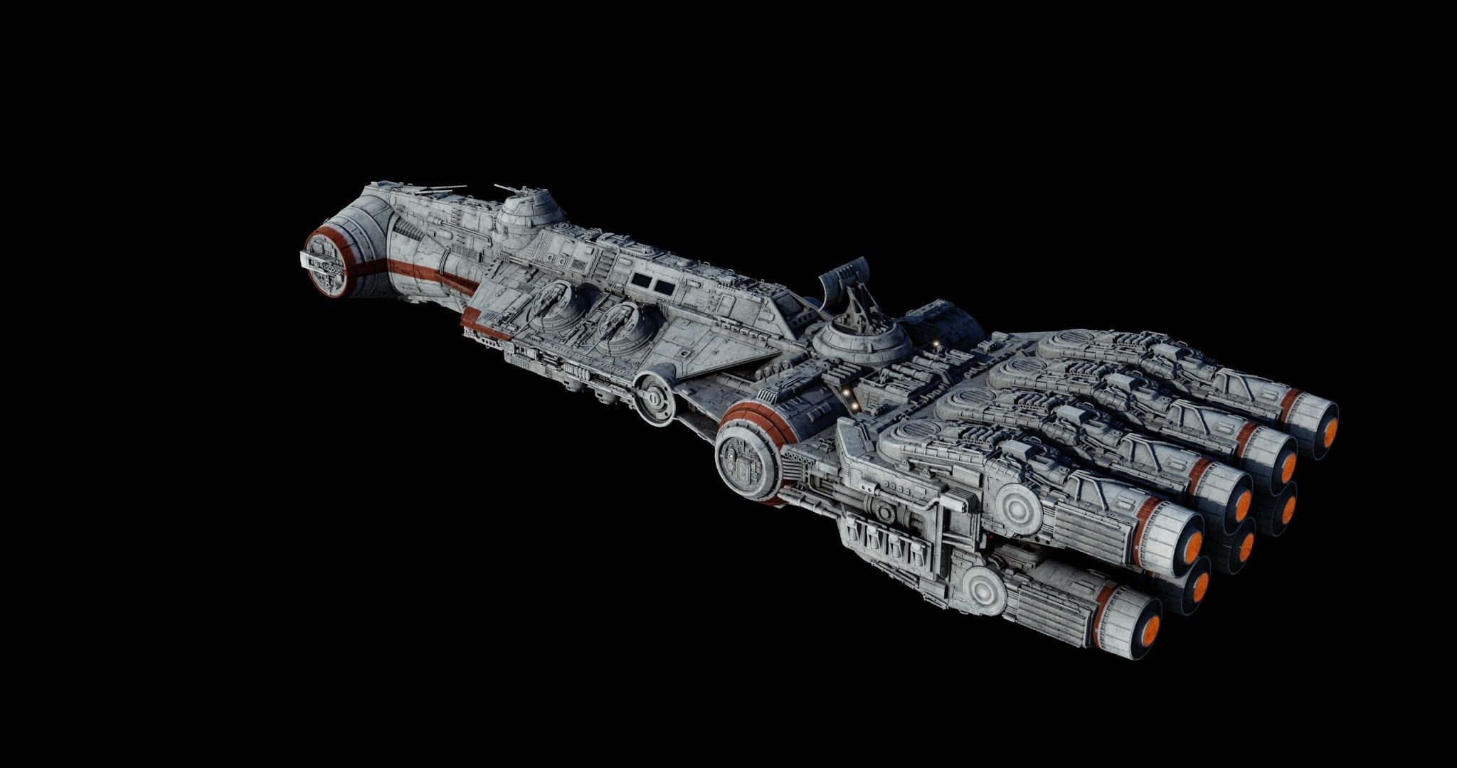 Corvette CR 96 - Star Wars 3D model_49