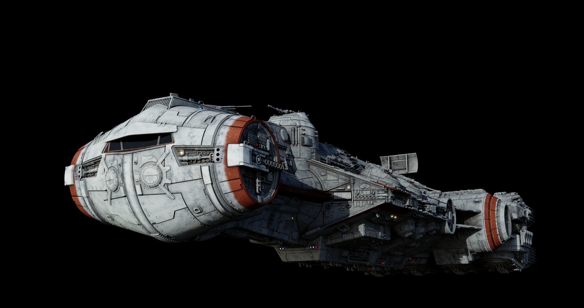 Corvette CR 96 - Star Wars 3D model_8