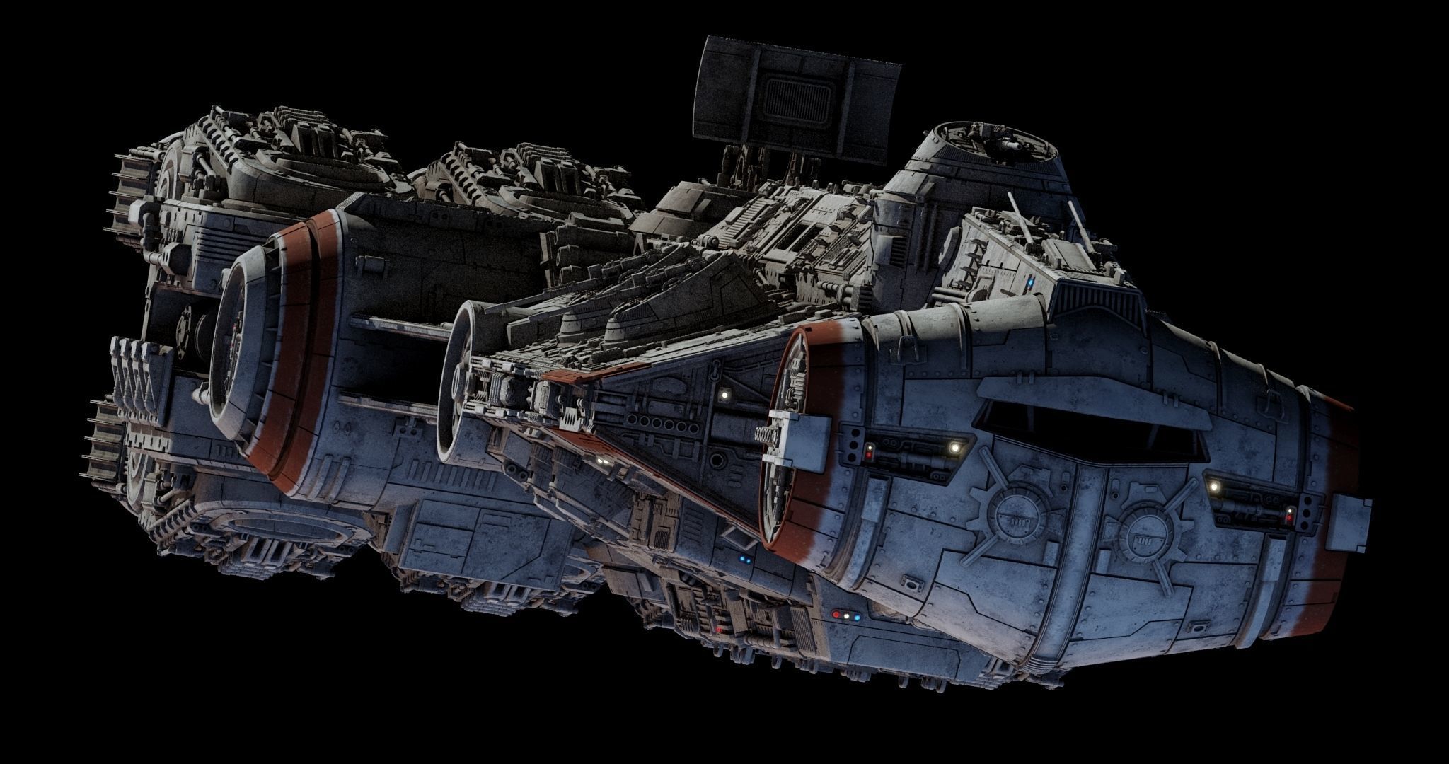 Corvette CR 96 - Star Wars 3D model_2