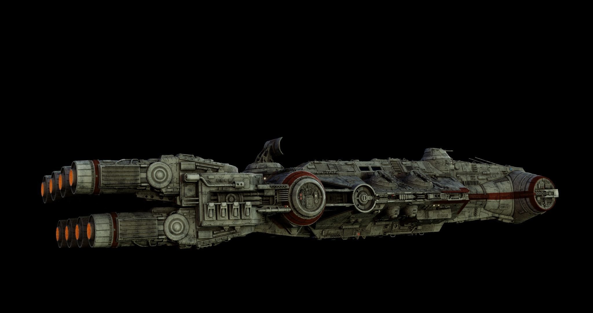 Corvette CR 96 - Star Wars 3D model_11