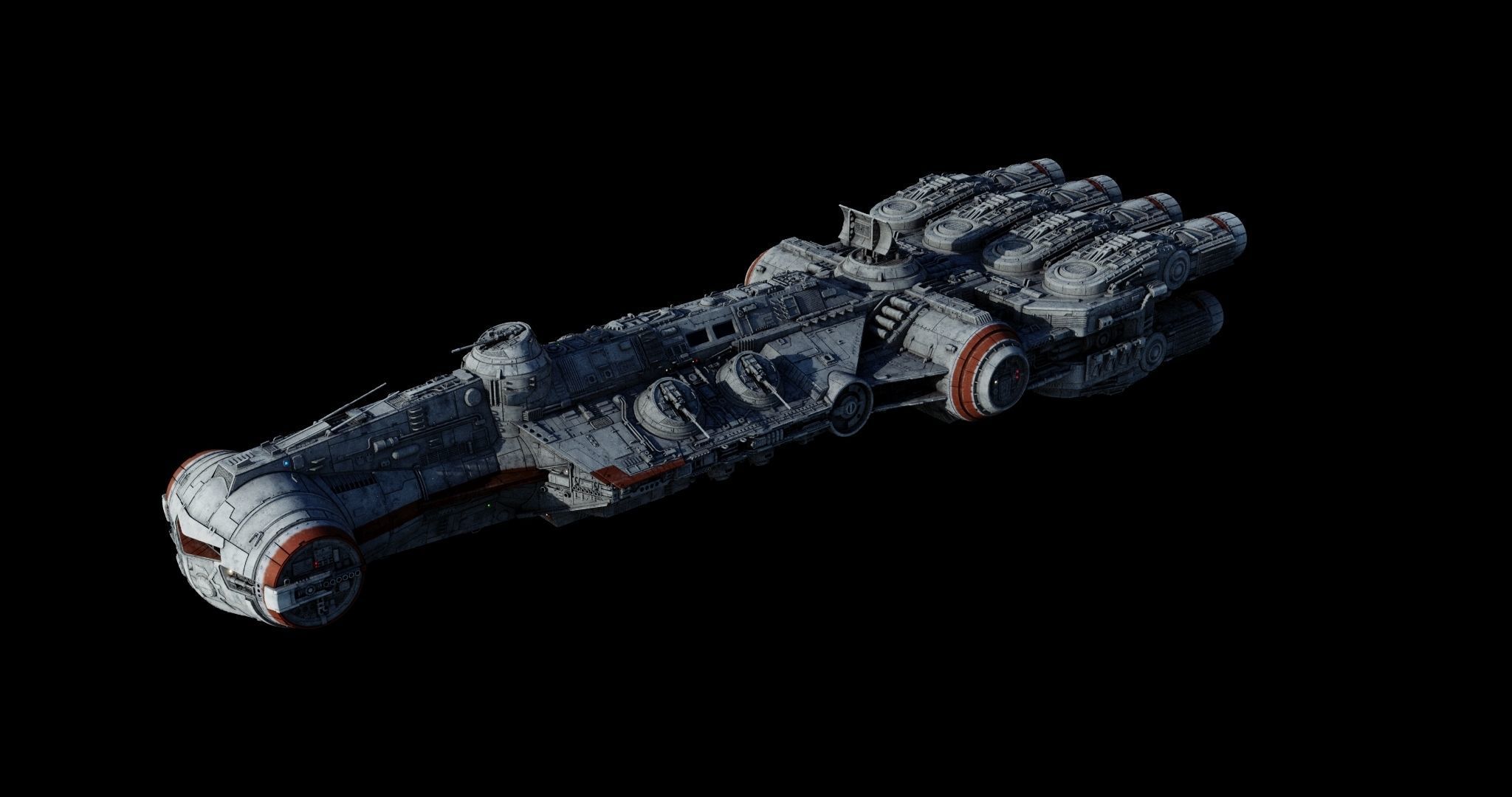 Corvette CR 96 - Star Wars 3D model_21