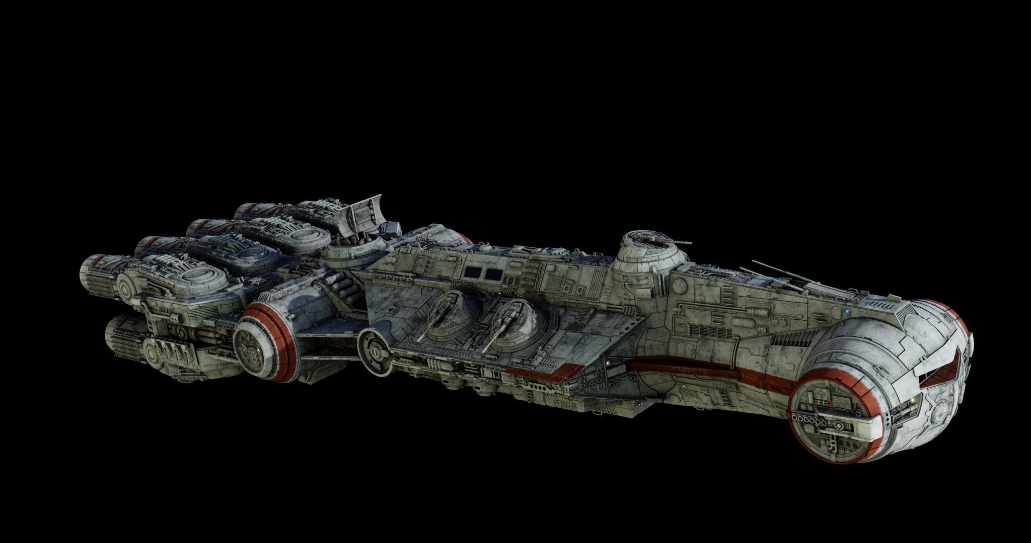Corvette CR 96 - Star Wars 3D model_10