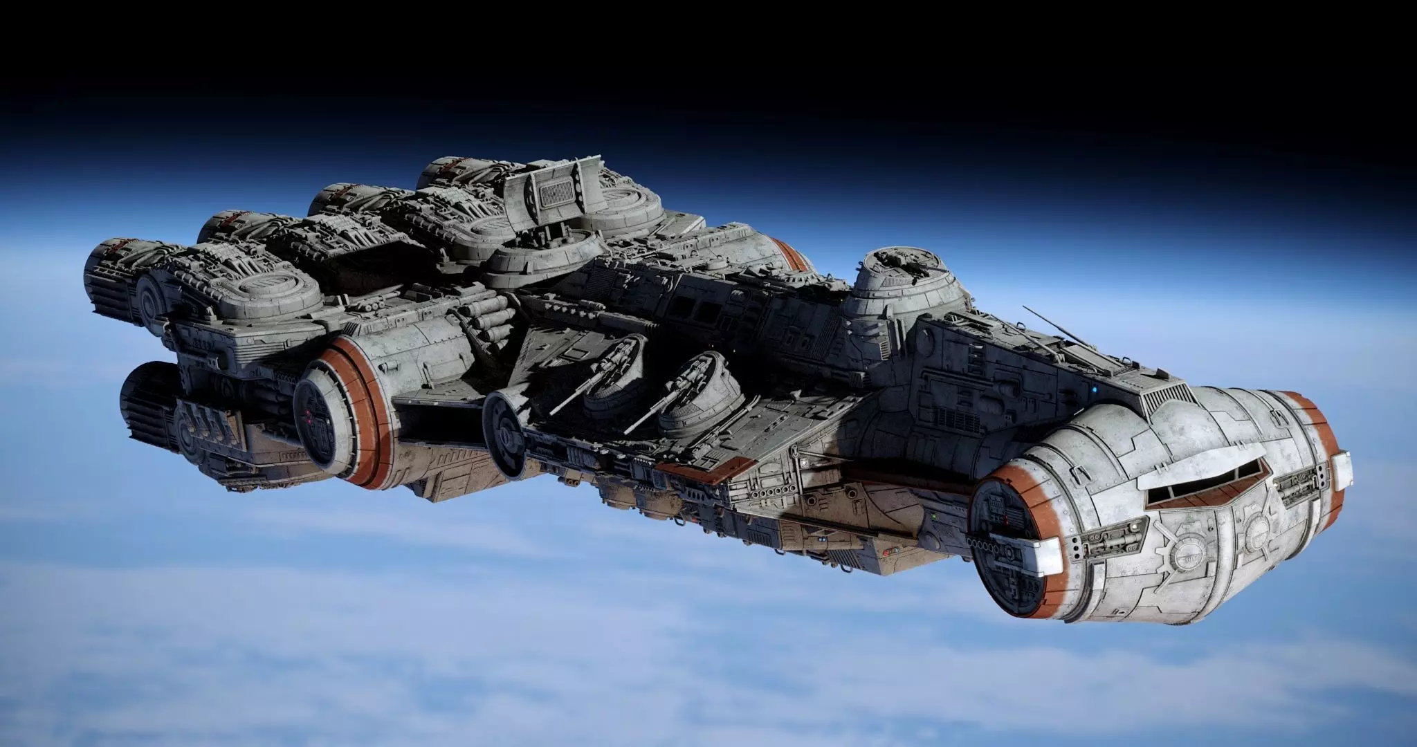 Corvette CR 96 - Star Wars 3D model_0