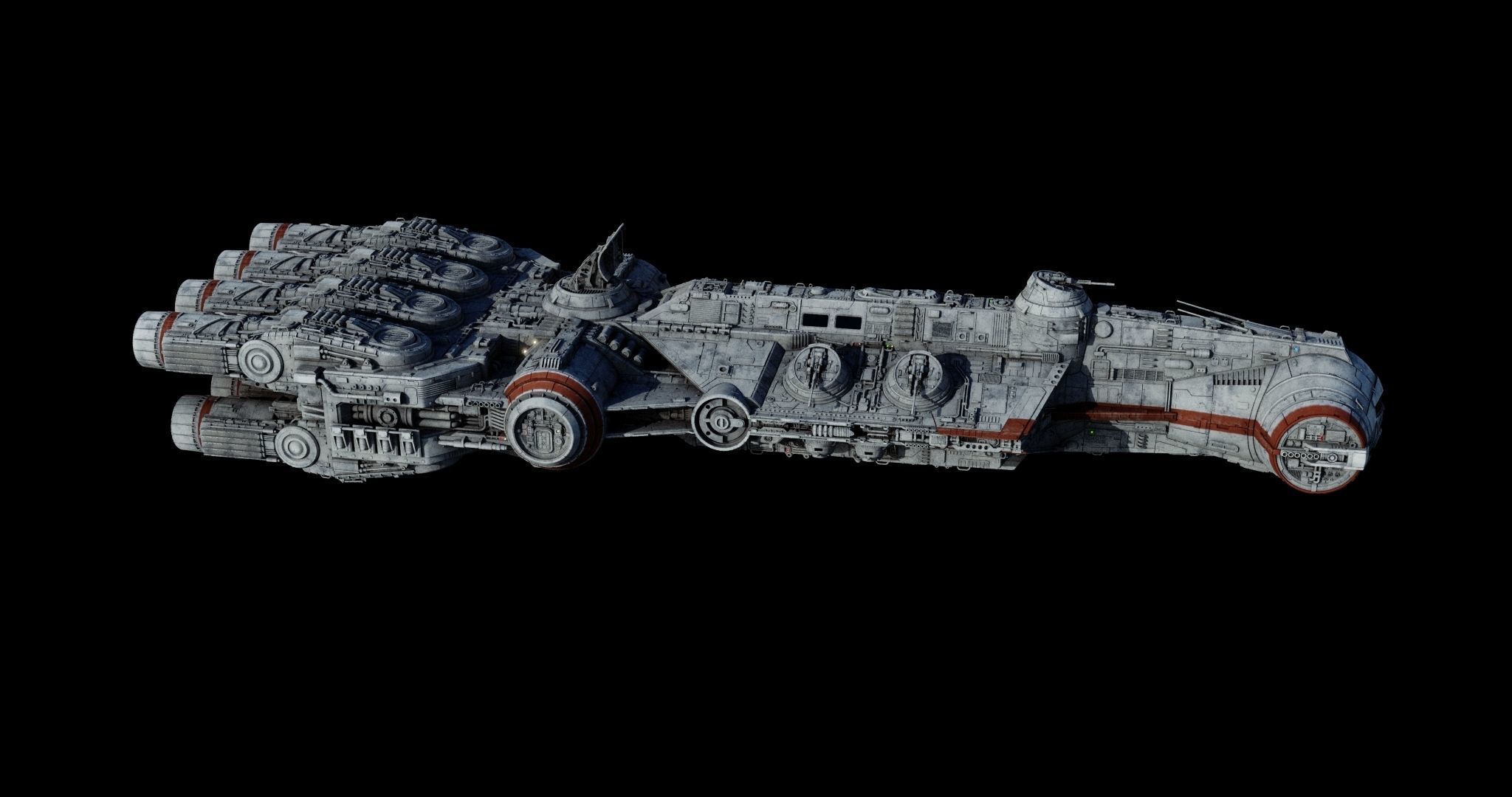 Corvette CR 96 - Star Wars 3D model_34
