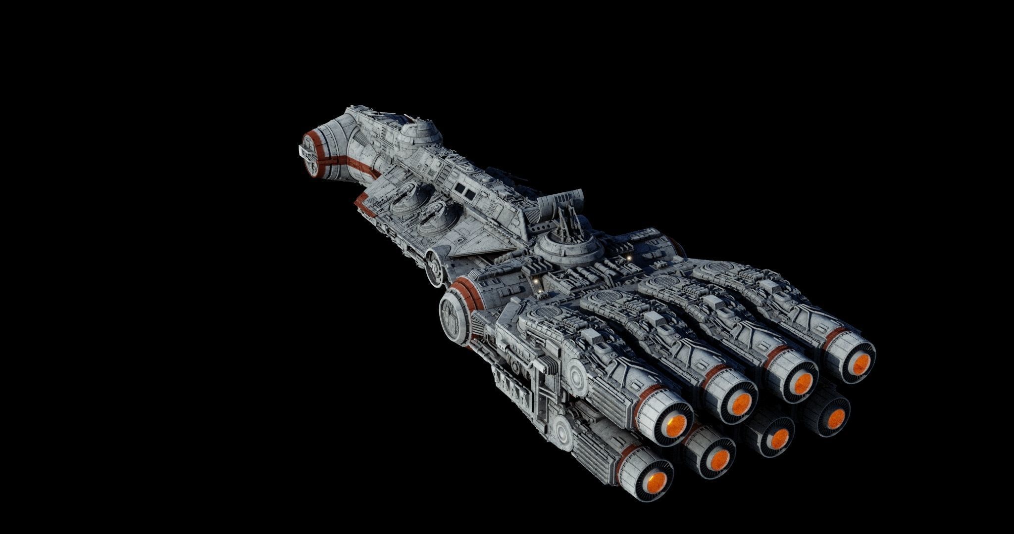 Corvette CR 96 - Star Wars 3D model_47