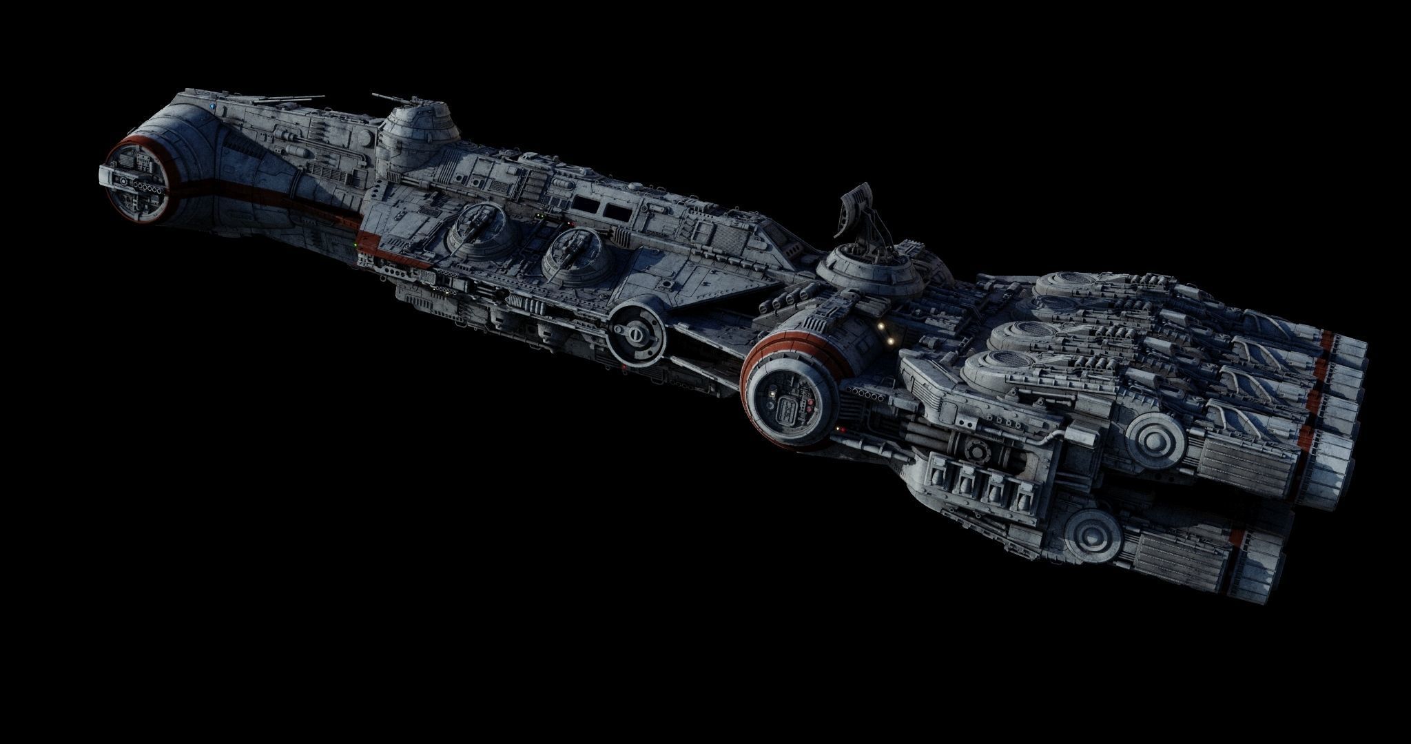 Corvette CR 96 - Star Wars 3D model_14