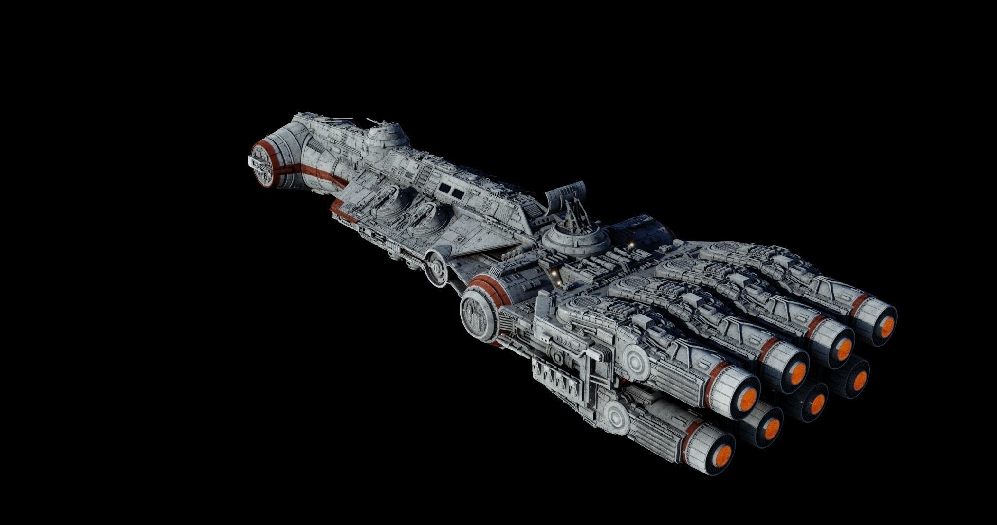 Corvette CR 96 - Star Wars 3D model_48