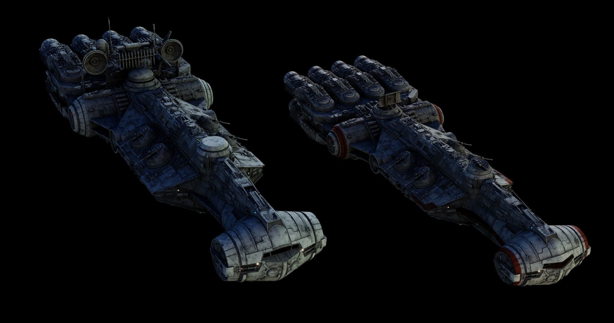 Corvette CR 96 - Star Wars 3D model_5