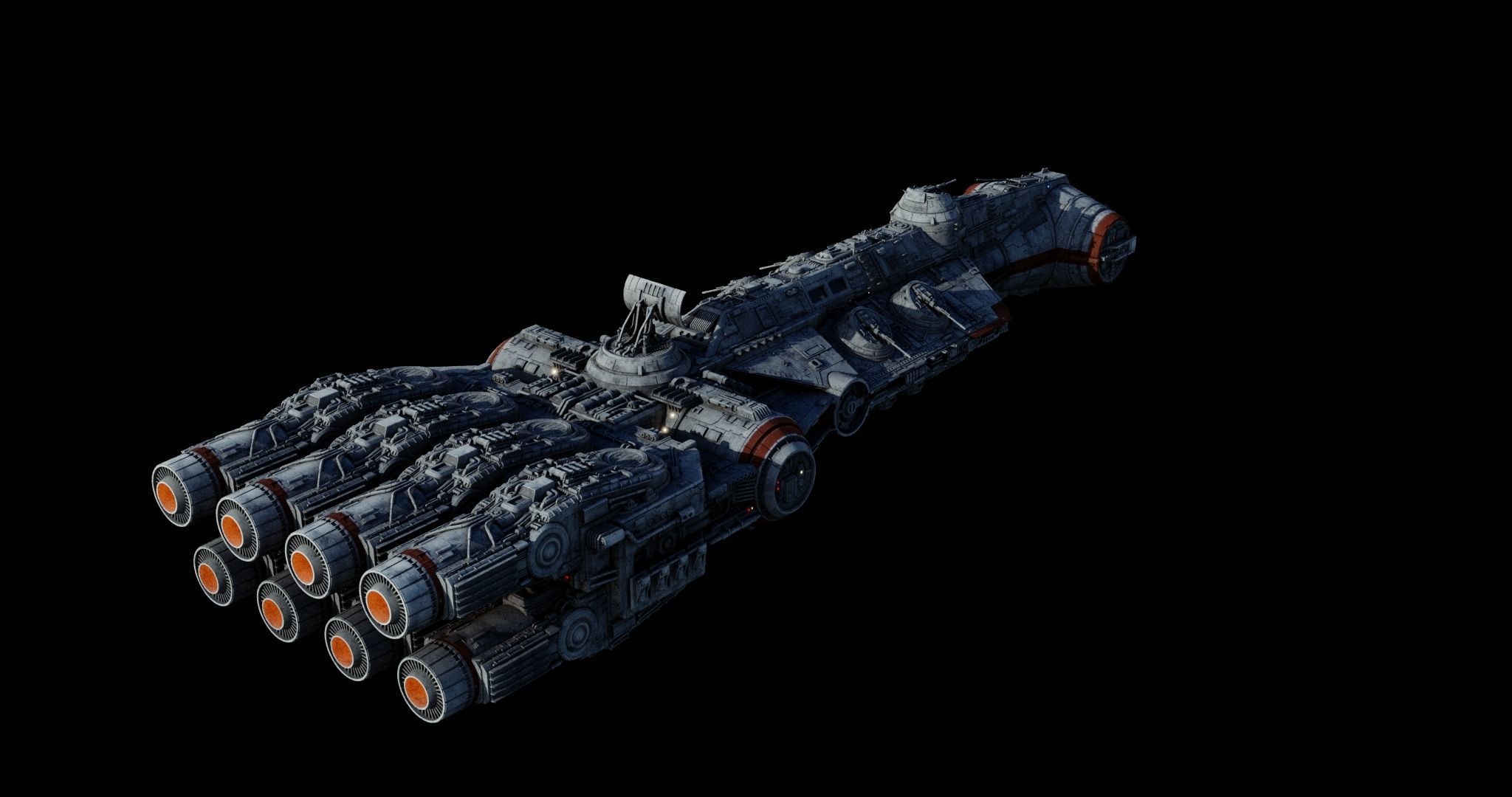Corvette CR 96 - Star Wars 3D model_40