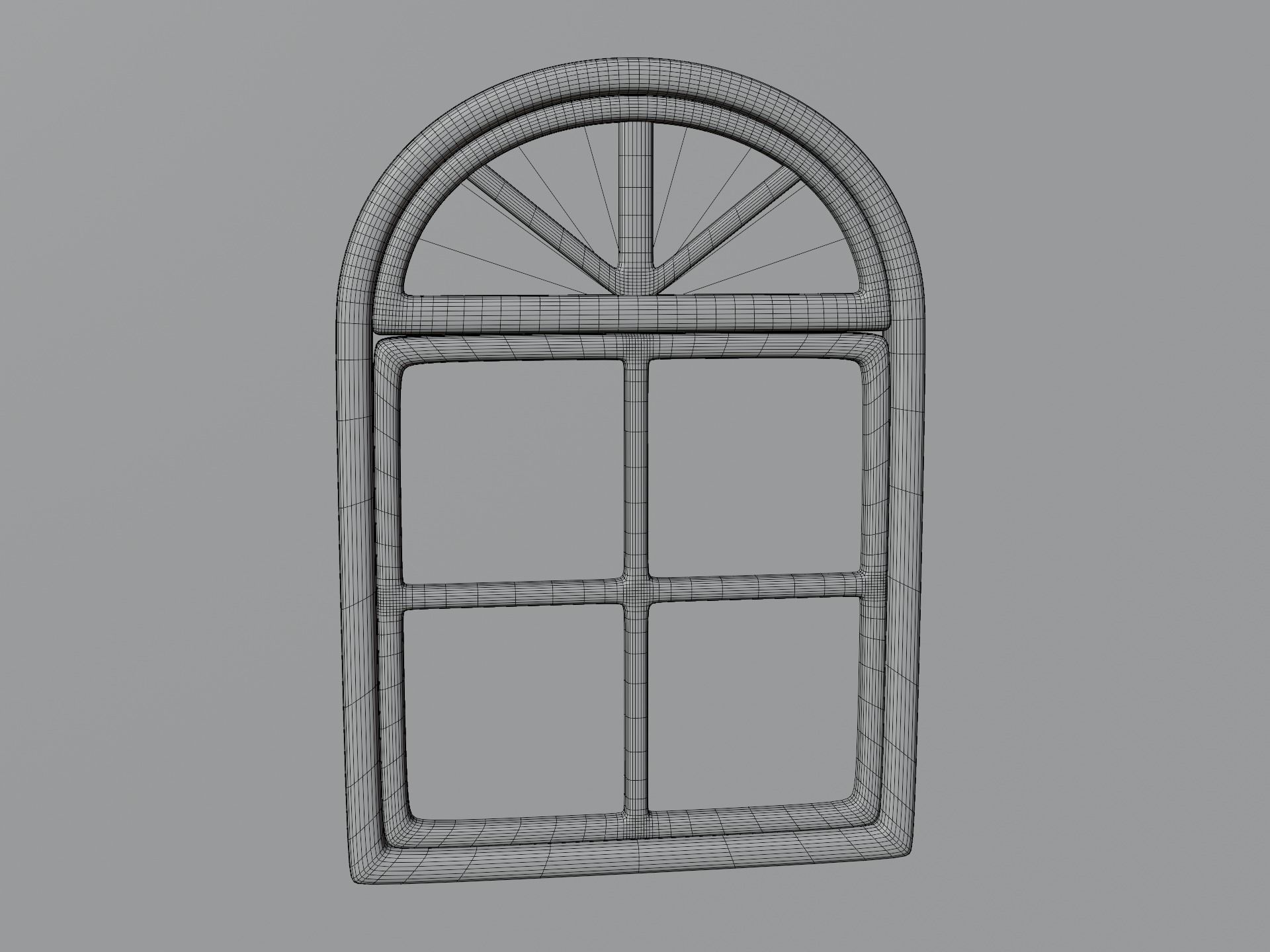 Cartoon Window 9a 3D model_11