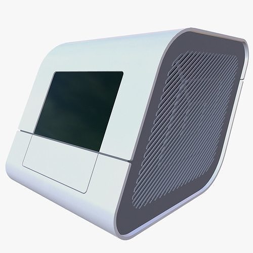 Spinit alarm clock Low-poly 3D model