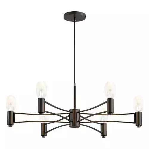 podvesnaya-1523-6p light chandelier - antique bronze