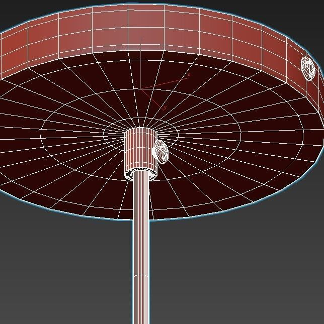 podvesnaya-1523-6p light chandelier - antique bronze 3D model_5