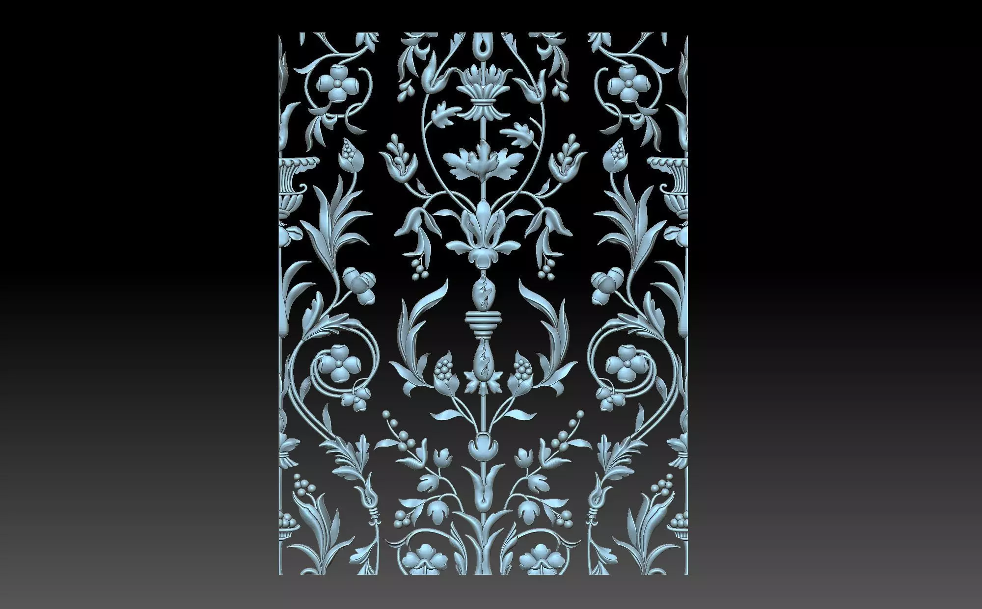 Decorative panel 3D print model