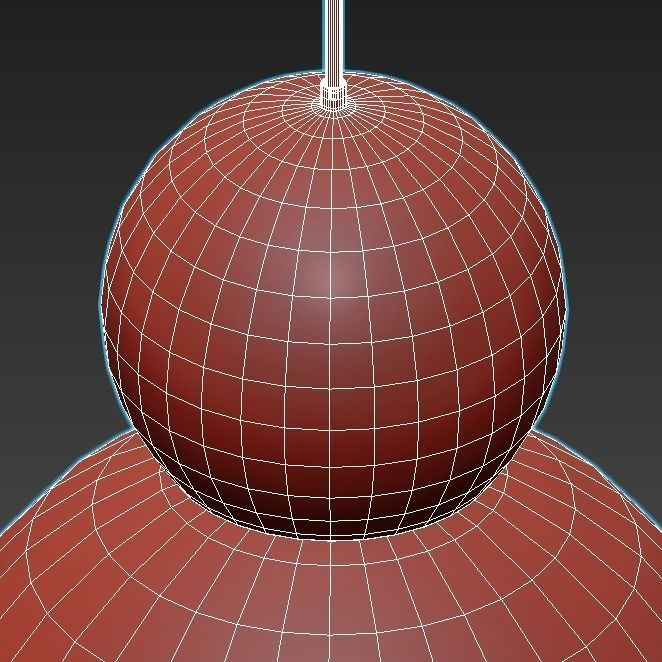 iledex-blossom-c4476-1-cr pendant light with clear glass ball... 3D model_5