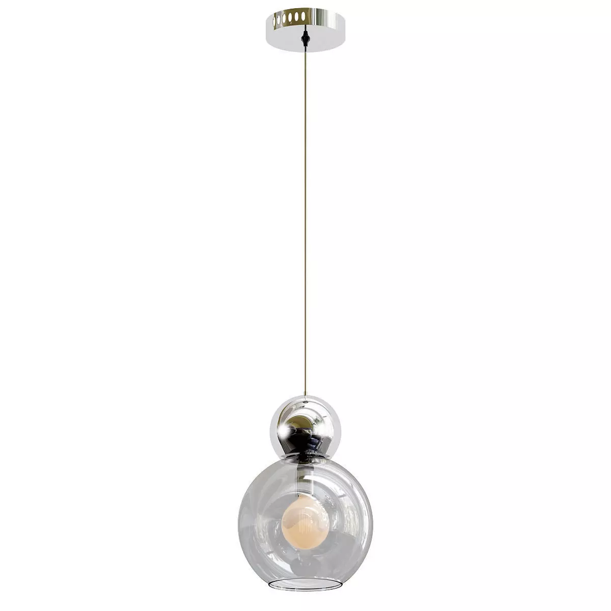 iledex-blossom-c4476-1-cr pendant light with clear glass ball... 3D model_0