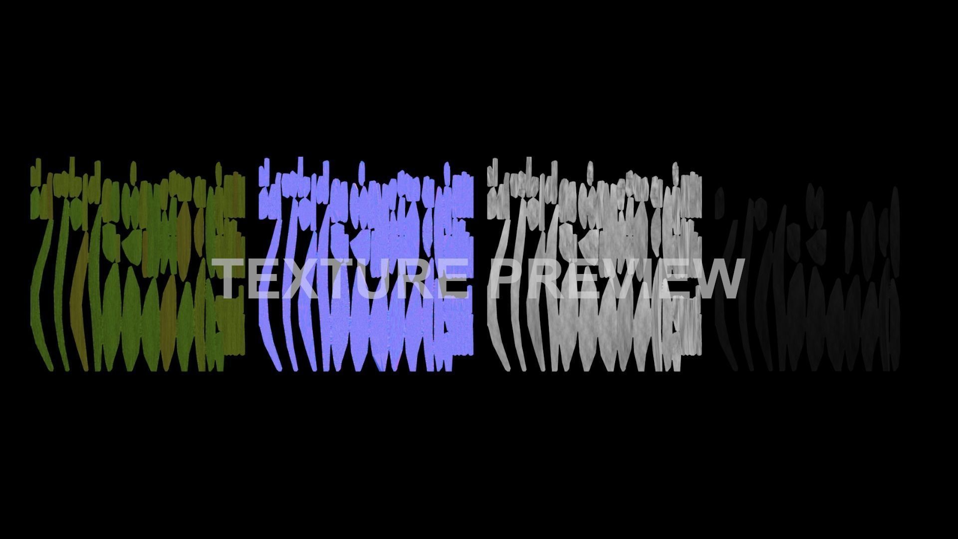 Realistic Grass Long and Short 3D model_6