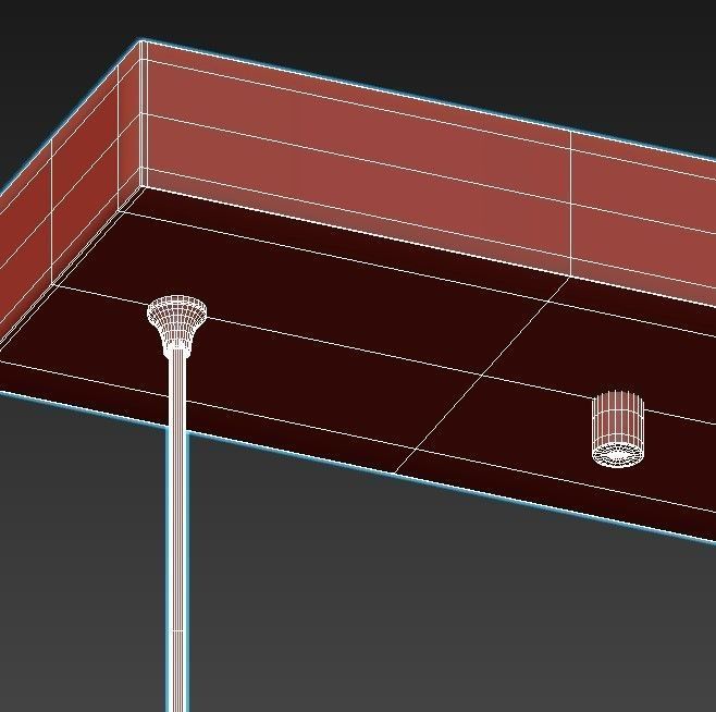 iledex-blossom-c4476-3l-cr three light pendant with glass glo... 3D model_5