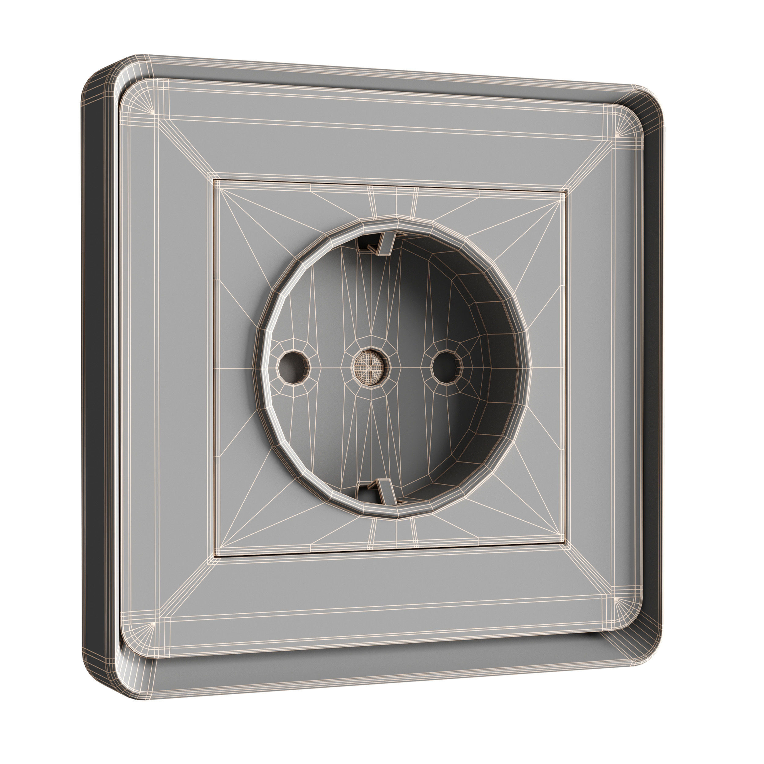 Switches and sockets Marmitek Push LO ZigBee 3D model_5