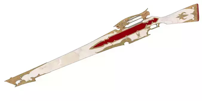 Nobel Rose Gun 3D Model - Tales of Arise Cosplay  3D print model