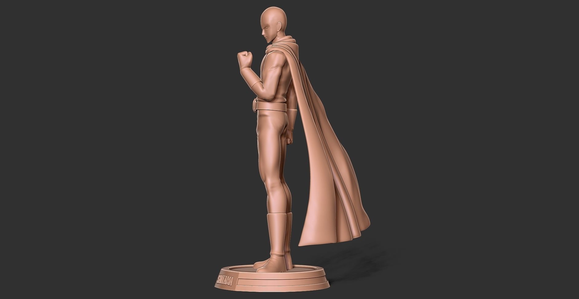 Angry Saitama 3D print model_13