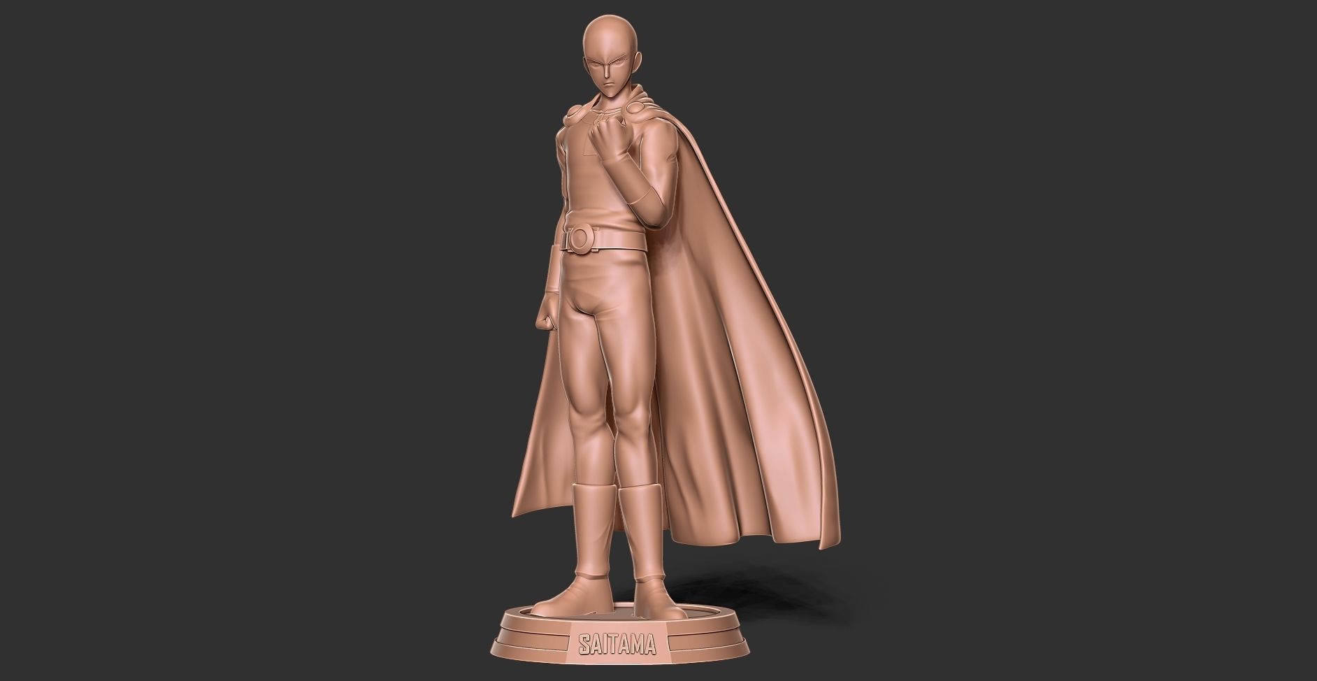 Angry Saitama 3D print model_11